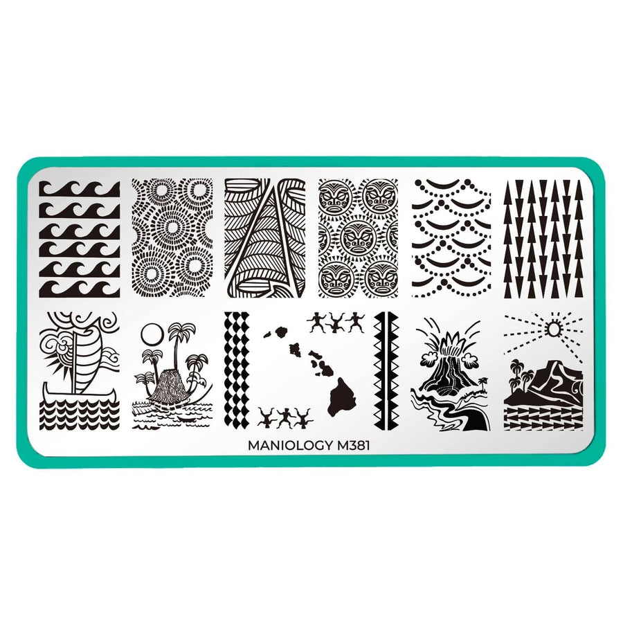Polynesia: Voyagers (M381) - Nail Stamping Plate