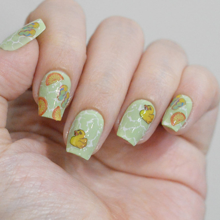 Pool Party (MS-130) - Nail Art Sticker