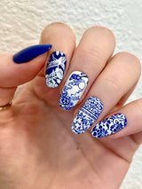 Porcelain (m252) - Nail Stamping Plate