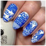 Porcelain (m252) - Nail Stamping Plate