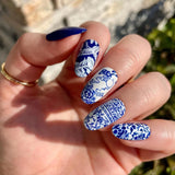 Porcelain (m252) - Nail Stamping Plate