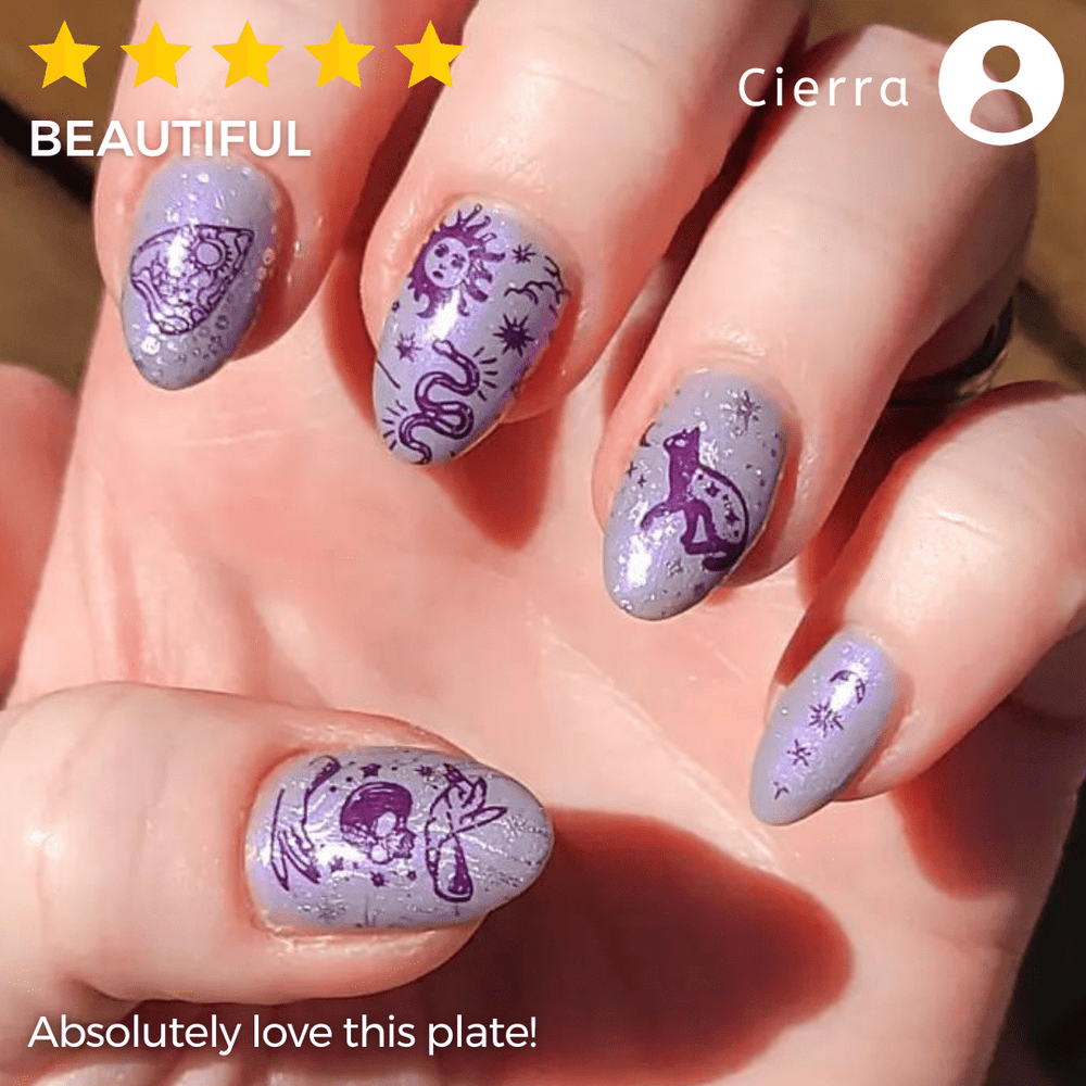 Practical Magic (M312) - Nail Stamping Plate