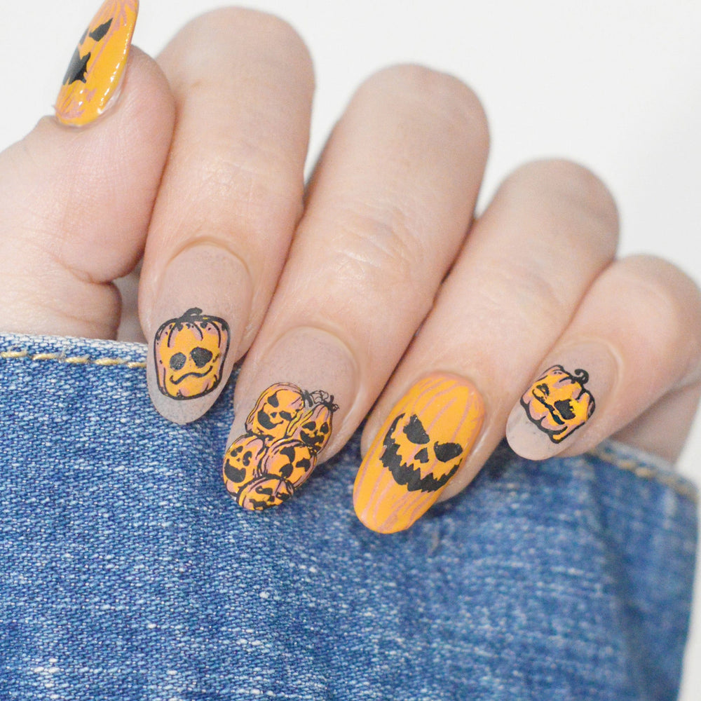 Pumpkin Patch (M520) - Nail Stamping Plate