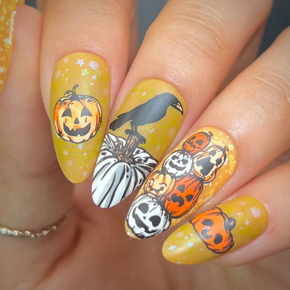 Pumpkin Patch (M520) - Nail Stamping Plate