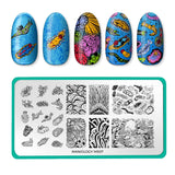 Rainbow Sea Slugs (M507) - Nail Stamping Plate
