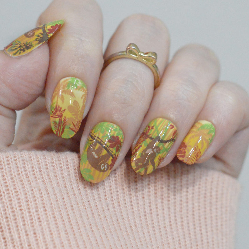 Rainforest Secrets (M709) - Nail Stamping Plate