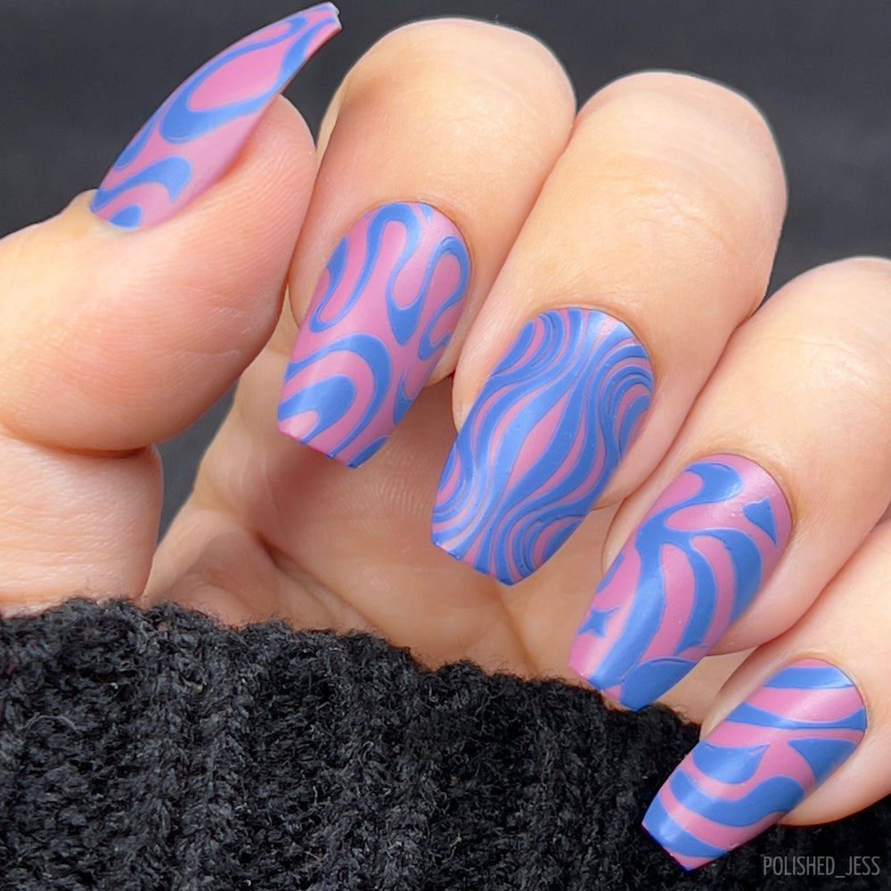 Retro Patterns (M527) - Nail Stamping Plate