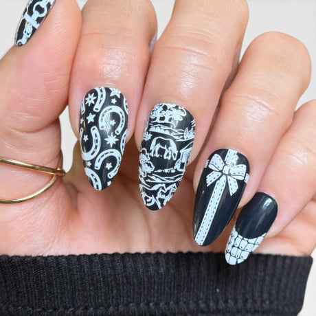 Riding Club (M727) - Nail Stamping Plate
