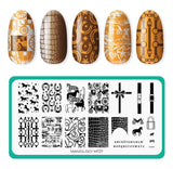 Riding Club (M727) - Nail Stamping Plate