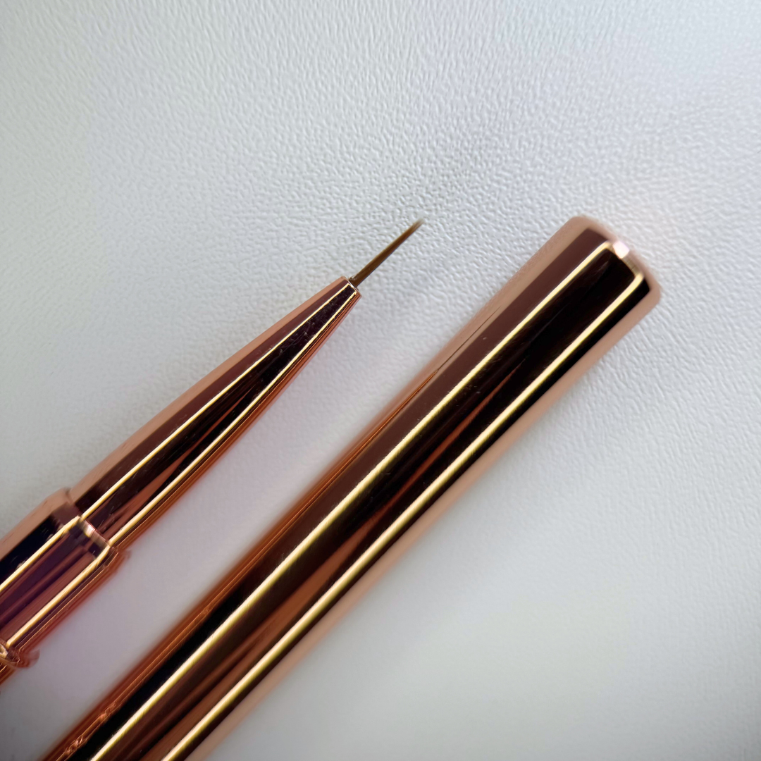 Pincel de Detalle Rose Gold