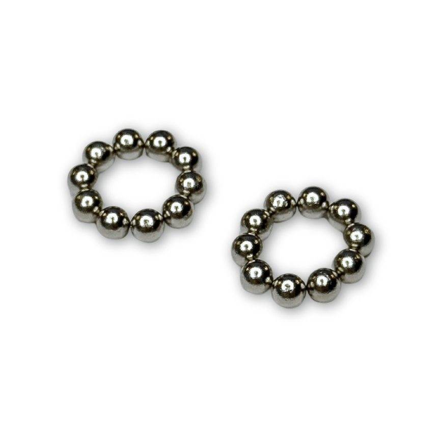 Round Magnetic Nail Art Beads Ring