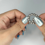 Round Magnetic Nail Art Beads Ring