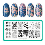 Sakura Showers (M663) - Nail Stamping Plate