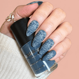 Sashiko Stitch (M650) - Nail Stamping Plate