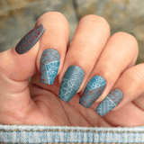 Sashiko Stitch (M650) - Nail Stamping Plate