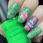 School's Out: Food Fight (B287) - Neon Green Stamping Polish