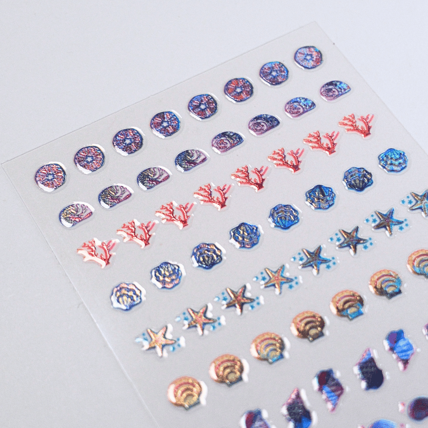 Seashore Gems (MS-126) - Nail Art Sticker