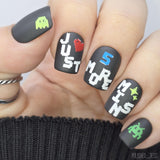 Seeing Pixels (M633) - Nail Stamping Plate