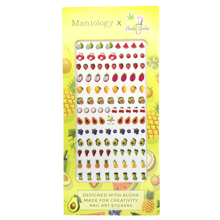 Shaka Shaka Tea Express x Maniology - Blended Bliss Nail Art Sticker