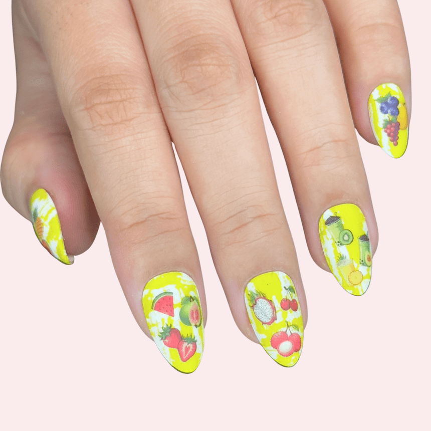 Shaka Shaka Tea Express x Maniology - Blended Bliss Nail Art Sticker