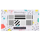 Shape Nouveau: Walk the Line (M474) - Nail Stamping Plate