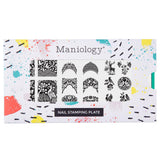 Shell Inlay French (M689) - Nail Stamping Plate
