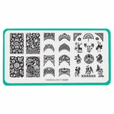Shell Inlay French (M689) - Nail Stamping Plate