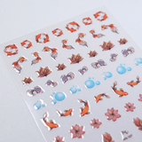 Shimmering Scales (MS-127) - Nail Art Sticker