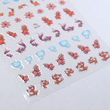 Shimmering Scales (MS-127) - Nail Art Sticker