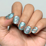 Shimmering Scales (MS-127) - Nail Art Sticker