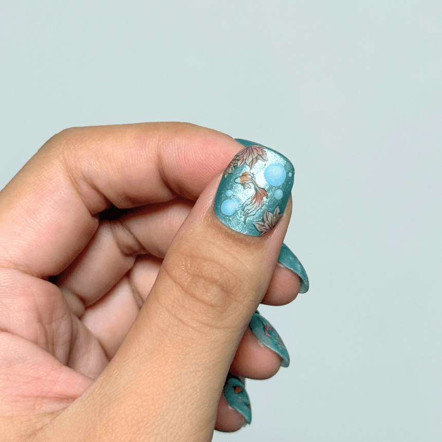 Shimmering Scales (MS-127) - Nail Art Sticker