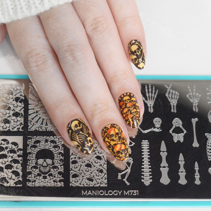 Skeleton Crew (M731) - Nail Stamping Plate