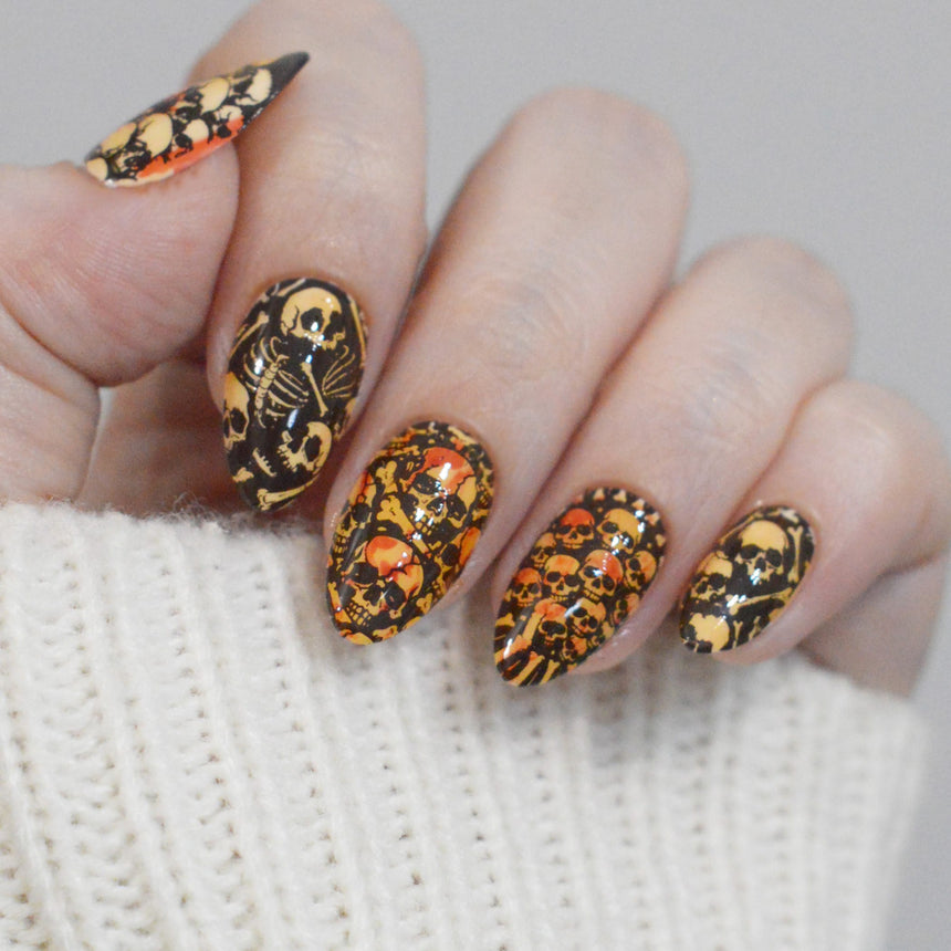 Skeleton Crew (M731) - Nail Stamping Plate