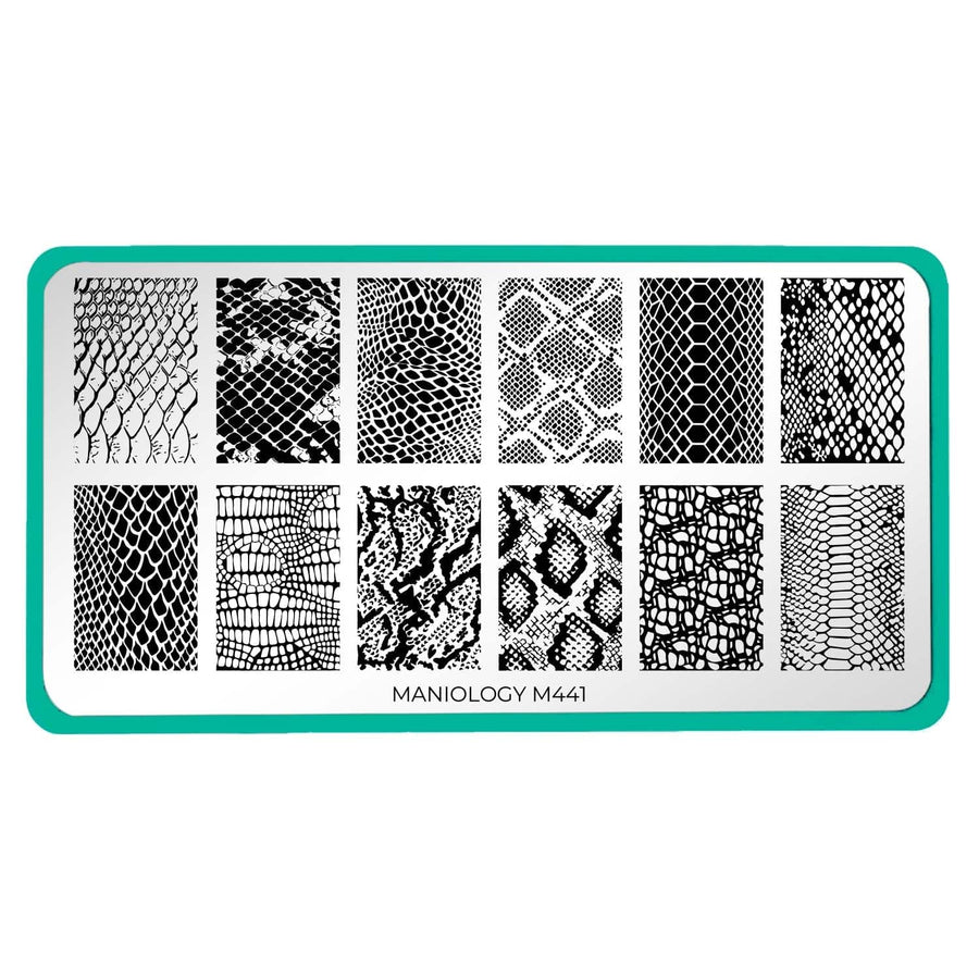 Slither in Style (M441) - Nail Stamping Plate