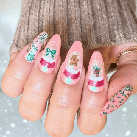 Snow Globes (M750) - Nail Stamping Plate