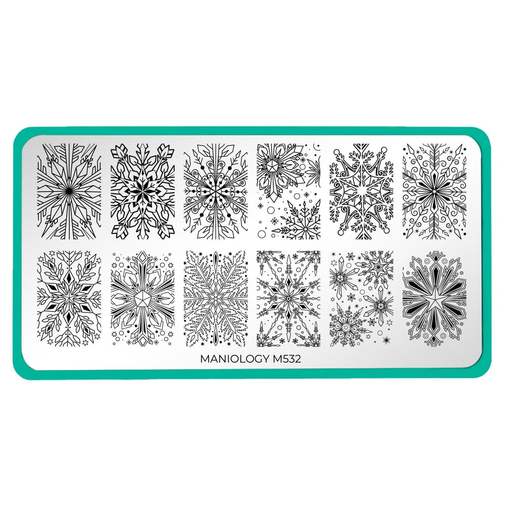 Frosty Snowflakes (M532) - Nail Stamping Plate