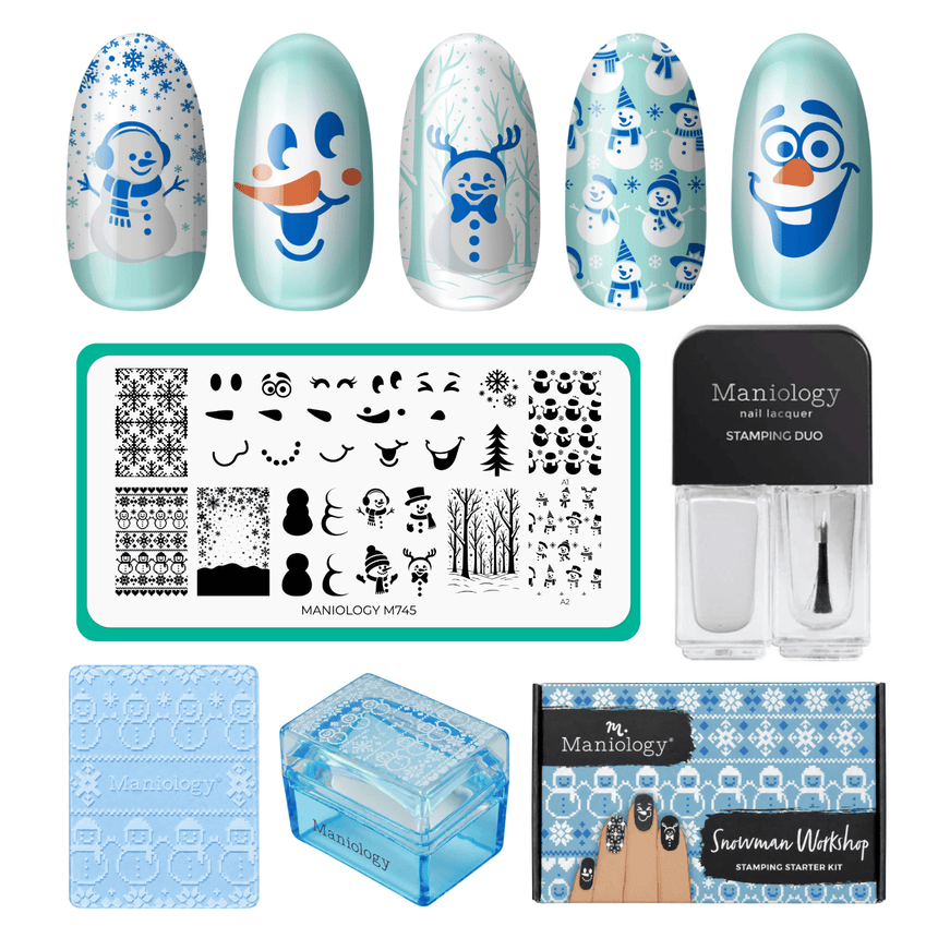 Snowman Workshop: Nail Stamping Starter Kit