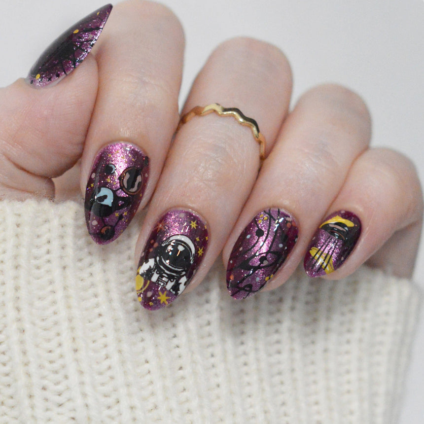 Space Age: Atomic Orbit (M599) - Nail Stamping Plate