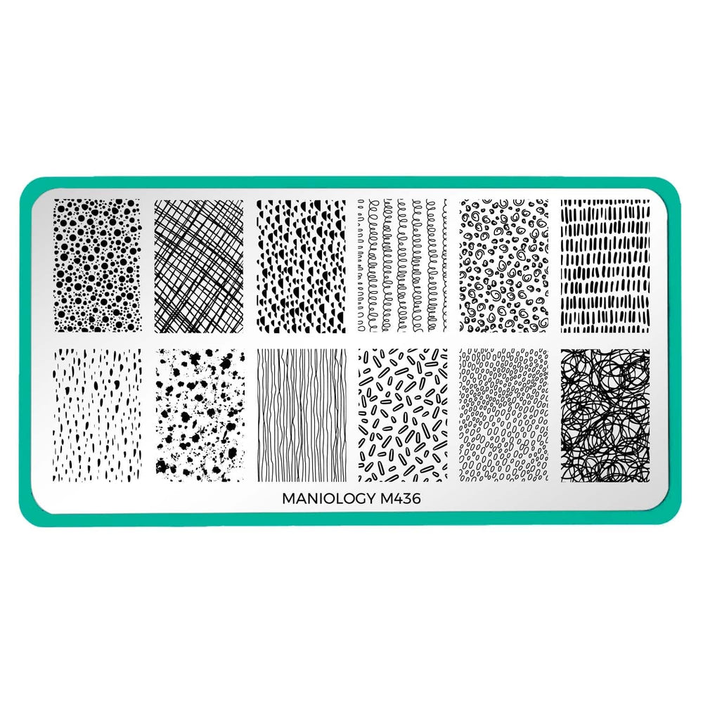 Special FX: Doodles (M436) - Nail Stamping Plate