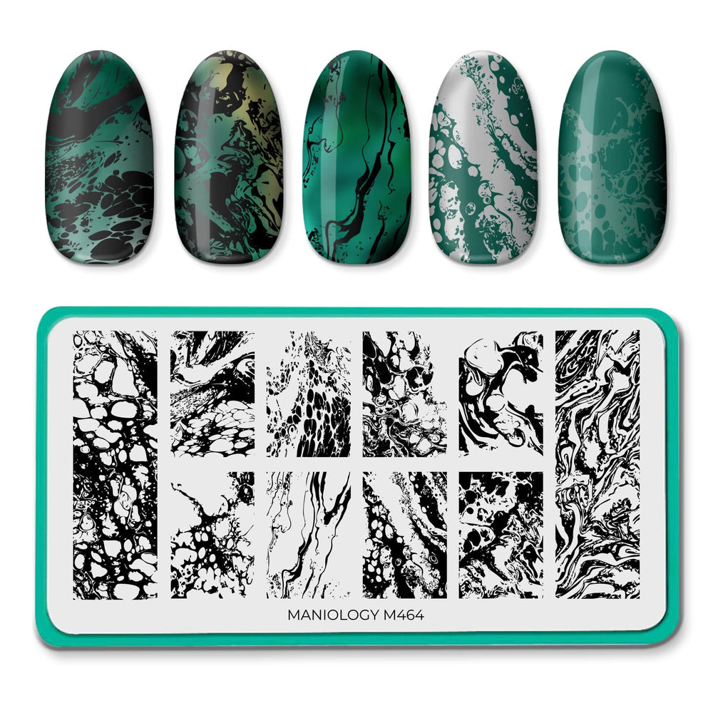 Special FX: Fluid Art (M464) - Nail Stamping Plate