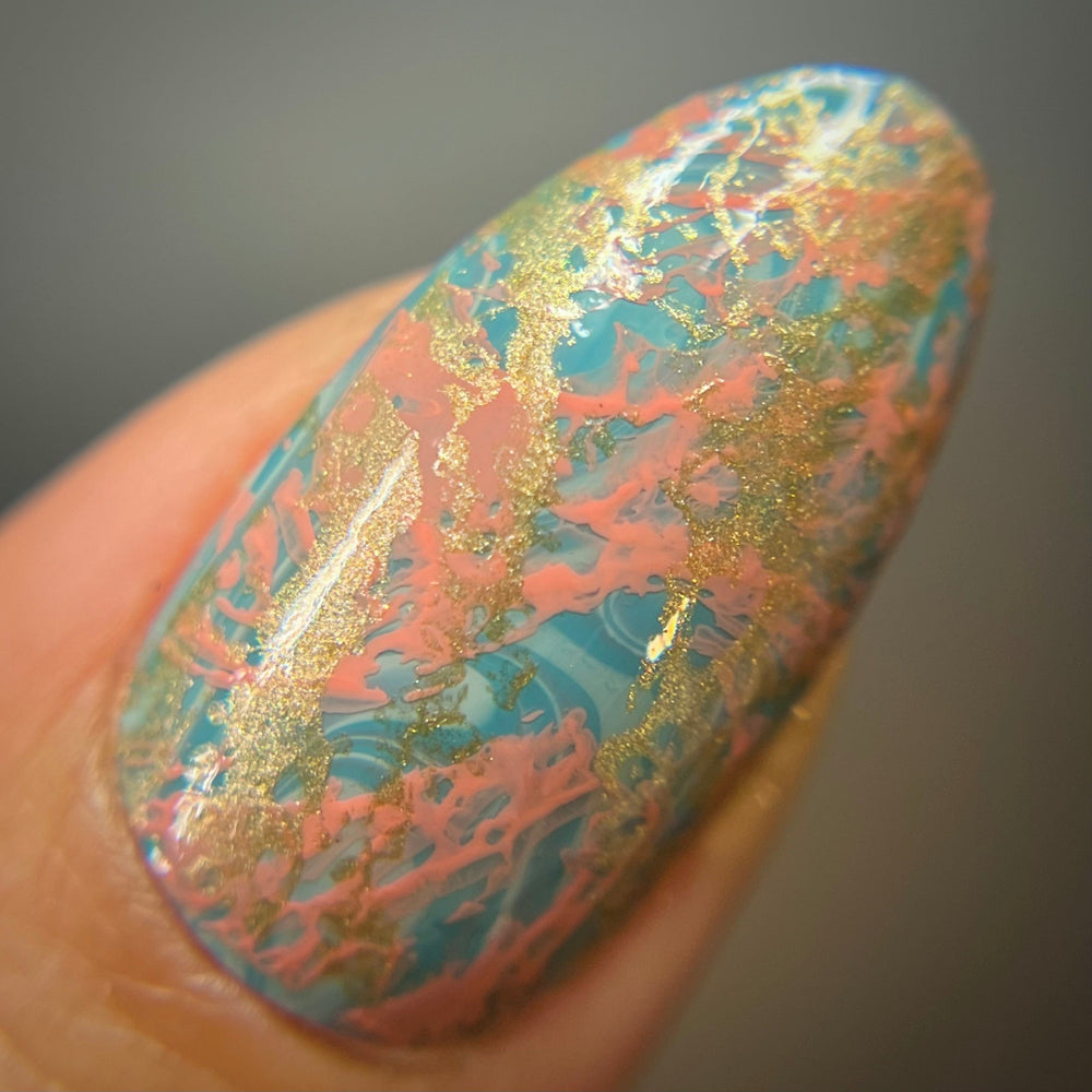 Special FX: Fluid Art (M464) - Nail Stamping Plate