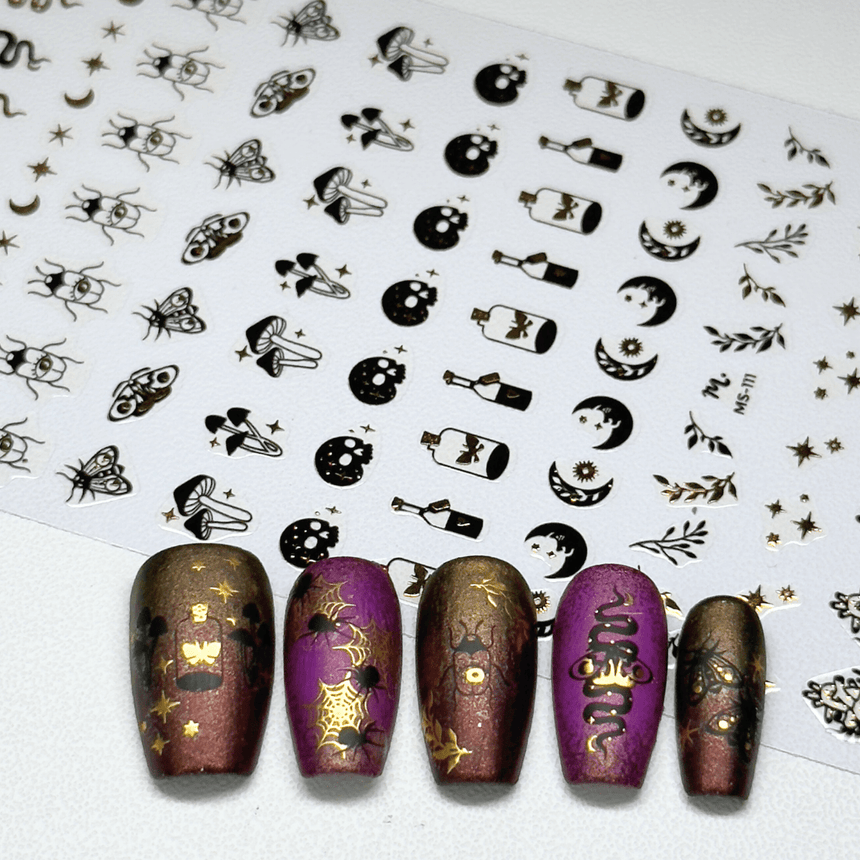 Spell Book (MS-111) - Nail Art Sticker