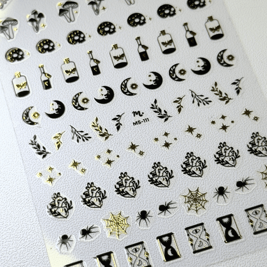 Spell Book (MS-111) - Nail Art Sticker