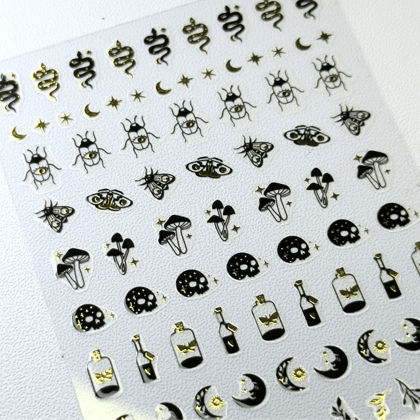 Spell Book (MS-111) - Nail Art Sticker