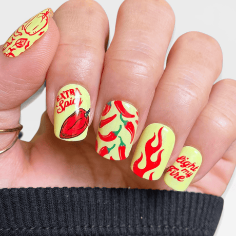 Spice of Life (M699) - Nail Stamping Plate