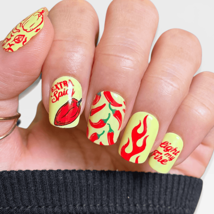Spice of Life (M699) - Nail Stamping Plate