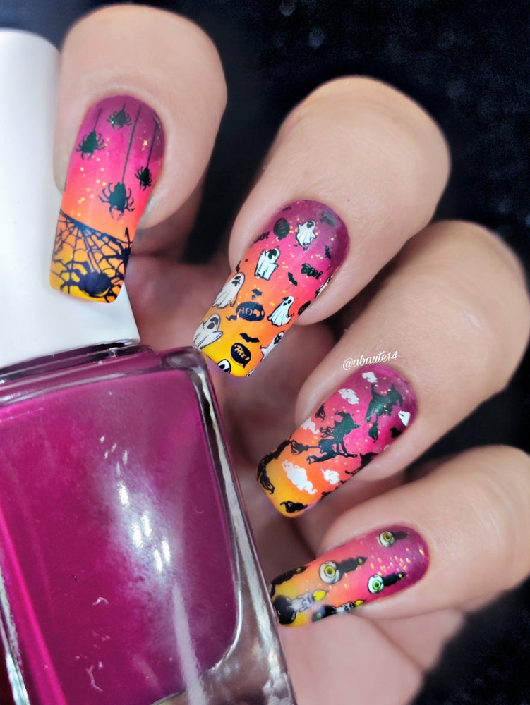 Spooky Gradients (M398) - Nail Stamping Plate