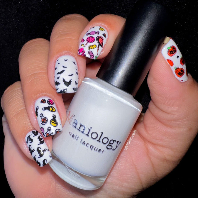 Spooky Gradients (M398) - Nail Stamping Plate – Maniology