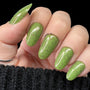 Spring Sonata: Grassy Patch (P127) - Green w/Glitter Flakies Nail Polish