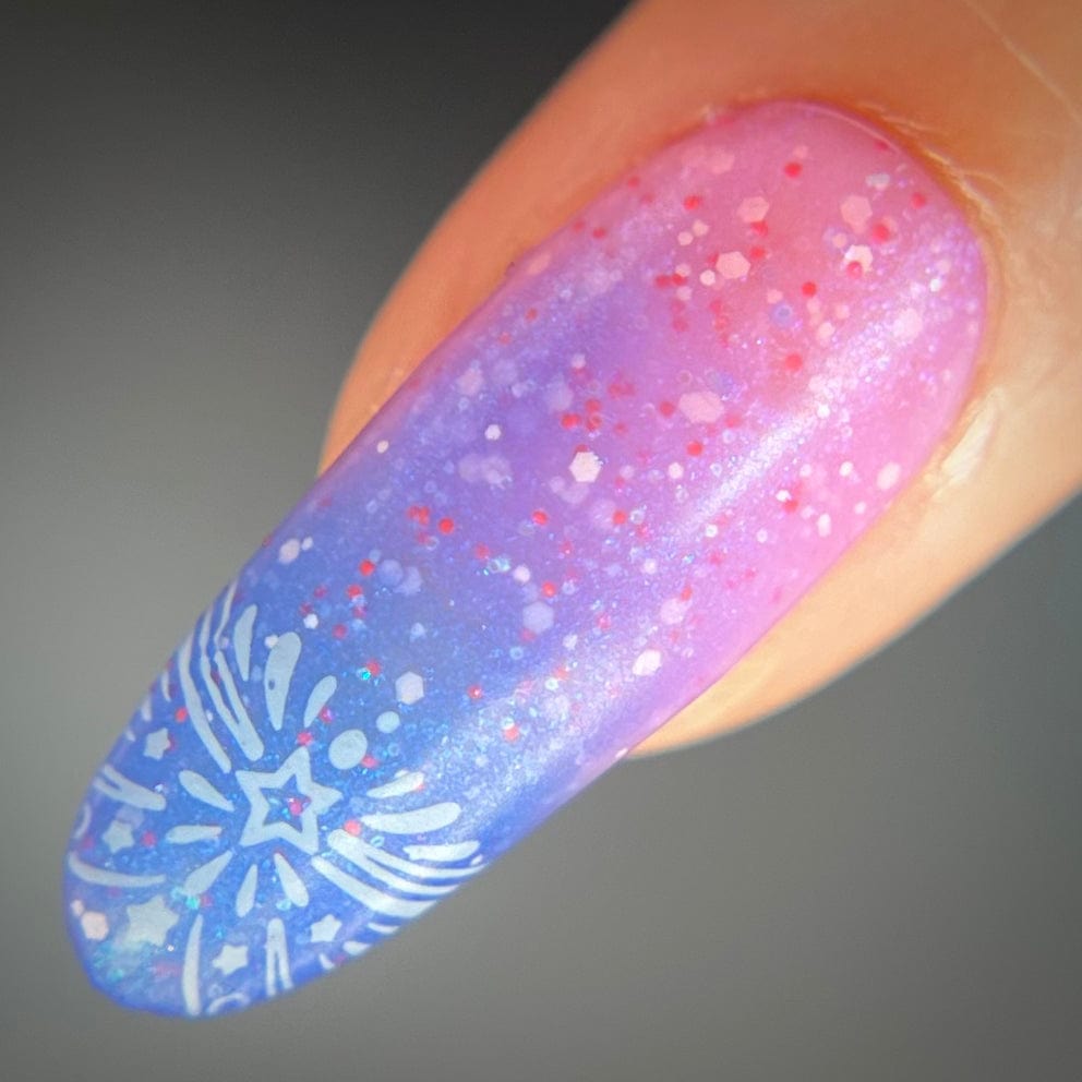 Star Spangled (M503) - Nail Stamping Plate